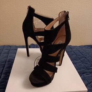 Steve Madden Spycee Black Suede Women's Size 5.5